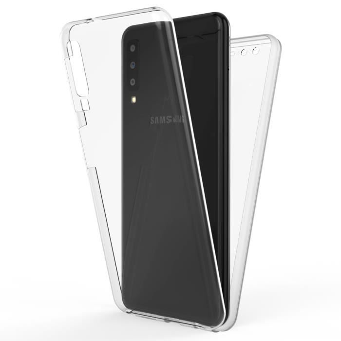 cuzz Coque Samsung Galaxy A7 2018+{1 Pièces Protège Écran en Verre Trempé}Couleur Unie Premium Flexible Souple Silicone TPU Etui Mince Ultra-Lumière Anti-dérapante {Blanc} cuzz Coque Samsung Galaxy A7 2018+{1 Pièces Protège Écran en Verre Trempé}Couleur Unie Premium Flexible Souple Silicone TPU Etui Mince Ultra-Lumière Anti-dérapante {Blanc}
