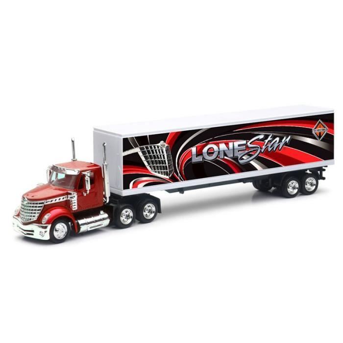 New Ray International Lonestar 1:43 Con Rimorchio E Pallet – Camion Da Collezione Per Appassionati - 5