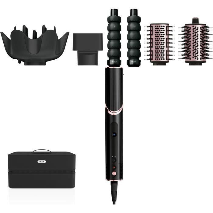 Sèche-cheveux & styler 2 en 1 - SHARK FLEXSTYLE - HD446EU- 5 accessoires - Noire- 1400 W- Edition 2024