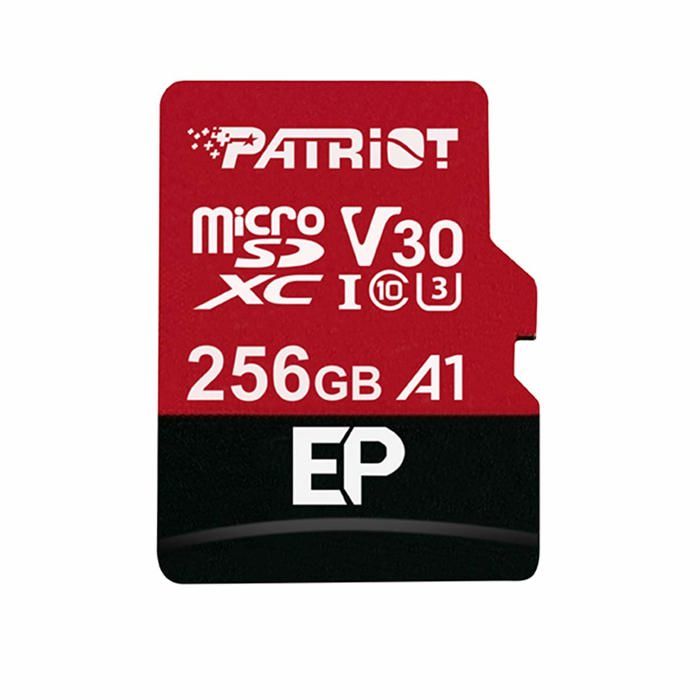Carte mémoire Patriot PEF256GEP31MCX 256 Go MicroSDXC Classe 10