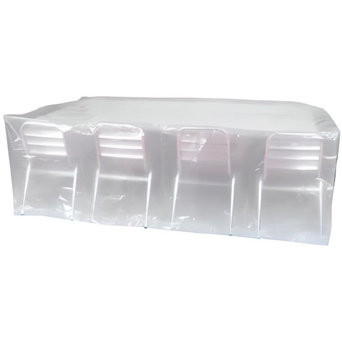 Housse ECO platinium 90 gr/m2 200 x 100 x Ht. 80 cm pour table rectangulaire - PRH090200X101 - Ribiland