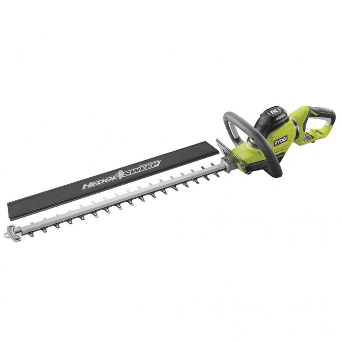 Taille-haies 600 W - lames 60 cm - écartement 28 mm - poignée arrière rotative - fonction scie - HedgeSweep™