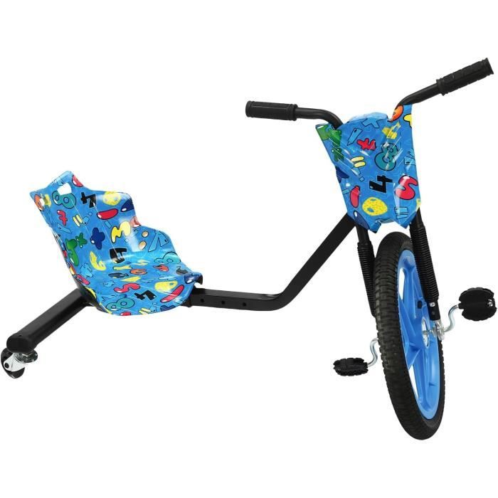 Almencla Trottinette pour Enfants Équipement Antidérapant 3 Roues pour Filles Débutant Extérieur Vert avec Poignée de Poussée