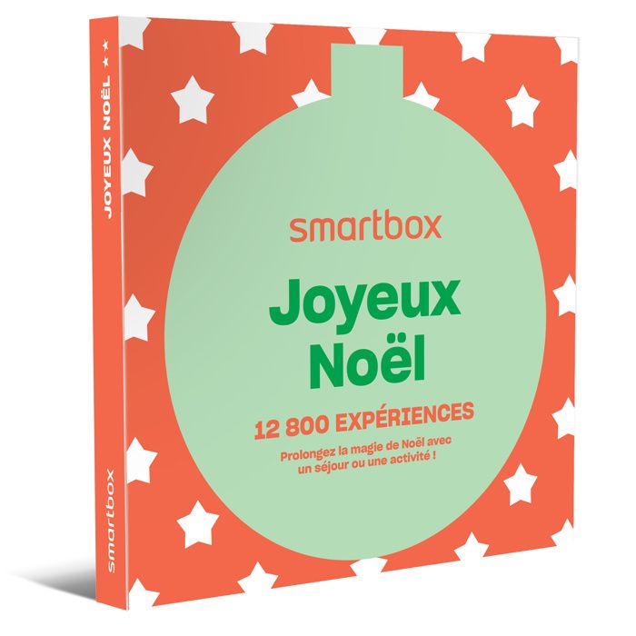 SMARTBOX Joyeux Noël Coffret Cadeau 12800 expériences nuits de