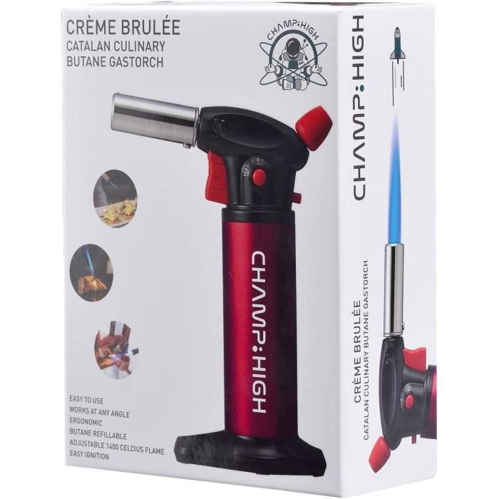 Küchenfackel Professionell - Crème Brûlée Brenner Mit Einstellbarer Flamme