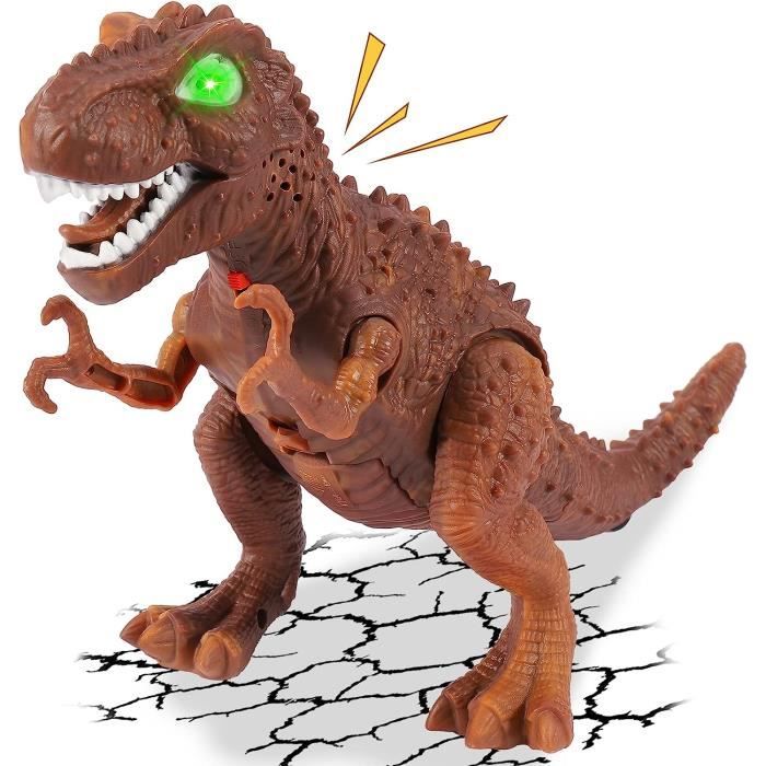 TOEY PLAY Dinosaure Jouet Enfant Garçons 3 4 5 Ans, Figurine Dinosaure T-Rex,  Electrique Jouet Dinosaures, Marche et Rugissement73 - Cdiscount