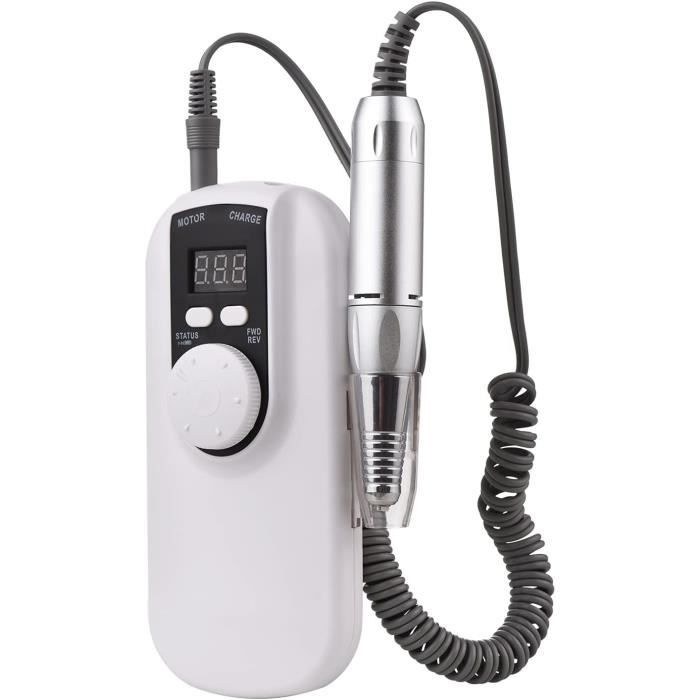 Coupe-ongles électrique Rechargeable USB-C - 3 Vitesses, Silencieux, Avec Lumière LED - Pour Pieds, Mains, Personnes âgées, Bébés - Soin à Domicile Et Voyage