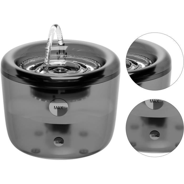 Fontaine à Eau Pour Chats Et Chiens 8L Ou 10L - Distributeur Automatique Transparent - Idéale Pour Multi-Animaux Et Week-ends