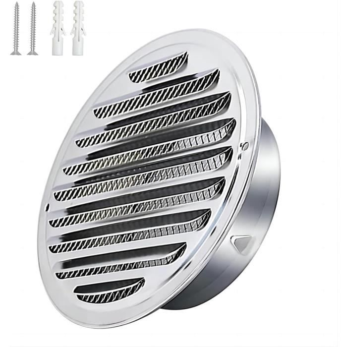 Grille De Ventilation Marine En Acier Inox – Diamètre 23 Cm, Centre Transparent, Pour Bateau, Camping-car, Caravane