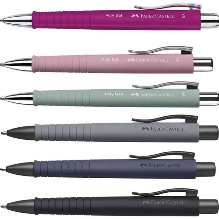 Faber-Castell - Ballpoint pen Poly Ball XB (Urban stone grey, ballpoint pen refills Faber-Castell - Ballpoint pen Poly Ball XB (Urban stone grey, ballpoint pen refills