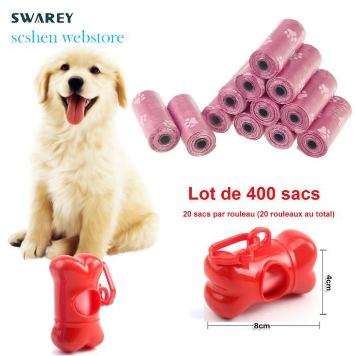 Lot De 44 Rouleaux De Sacs à Crottes Extra-épais – 660 Sacs, Anti-fuite, Inodores