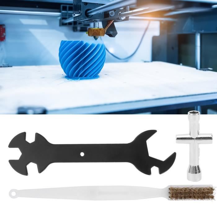 Tbest Kit de nettoyage pour imprimante 3D Brosse pour nettoyer la buse Cdiscount Informatique