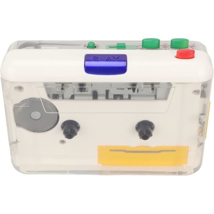 Lecteur Cassette Portable Avec Conversion MP3 - Compatible USB, Sortie Stéréo 3,5mm, Pour PC Windows
