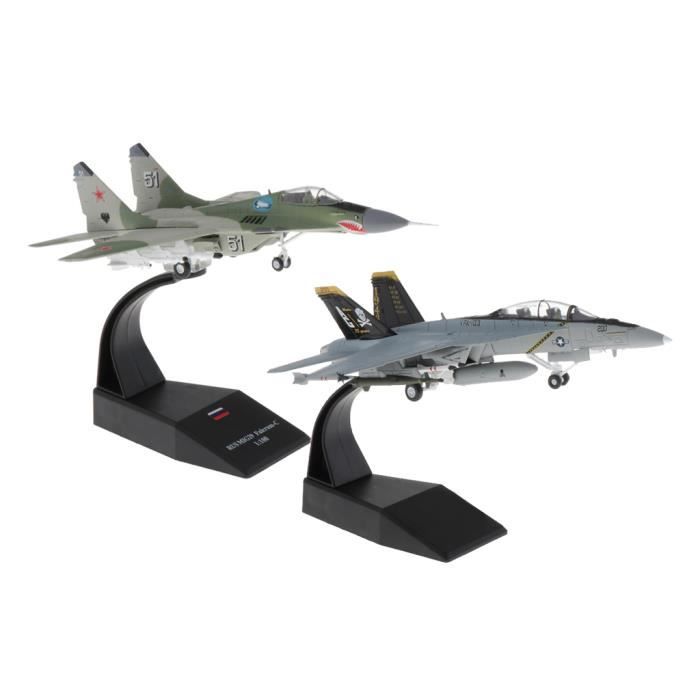 Maquette Avion De Chasse F-15E En Alliage 1/100 - Modèle Moulé Sous Pression Prêt à Exposer