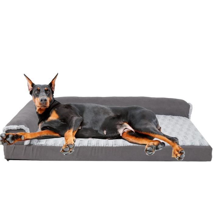 Comparer les prix de Panier pour Grand Chien Orthopédique Lit pour Chien Grande Taille XXL Coussin Chien Dehoussable et Lavable
