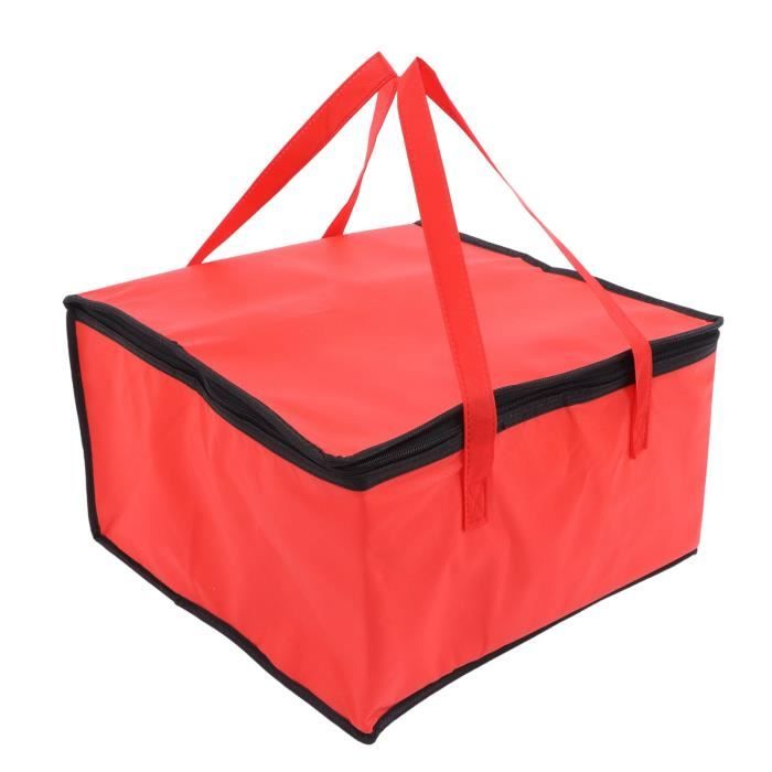 vbestlife sac de livraison de pizza sac isotherme chauffe-tissu non tissé multi-taille gardant le sac isolant portable au four en