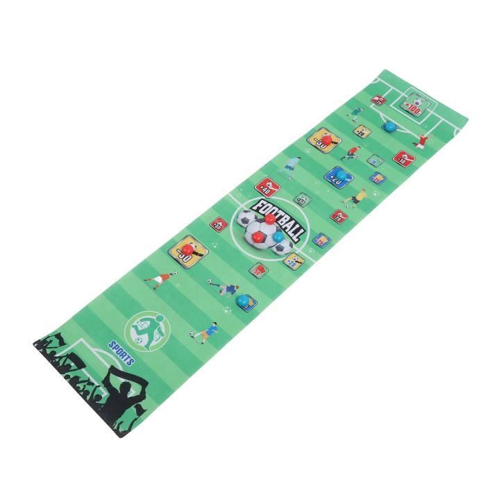 Set De Jeu 3 En 1 – Bowling, Curling Et Shuffleboard – Tapis 3,6 M – 2 Putters, 8 Palets, 6 Quilles – Idéal Famille