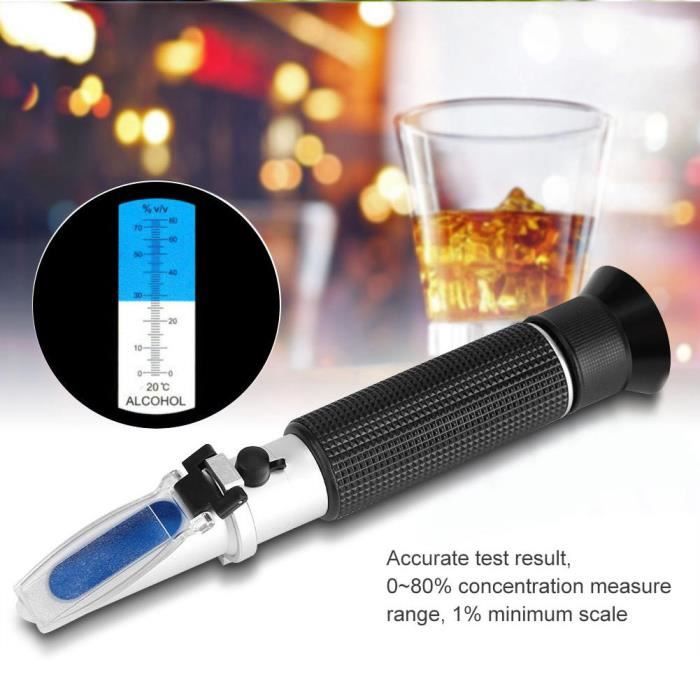 Alcoomètre thermomètre : Commandez sur Techni-Contact - Mesure d'alcool