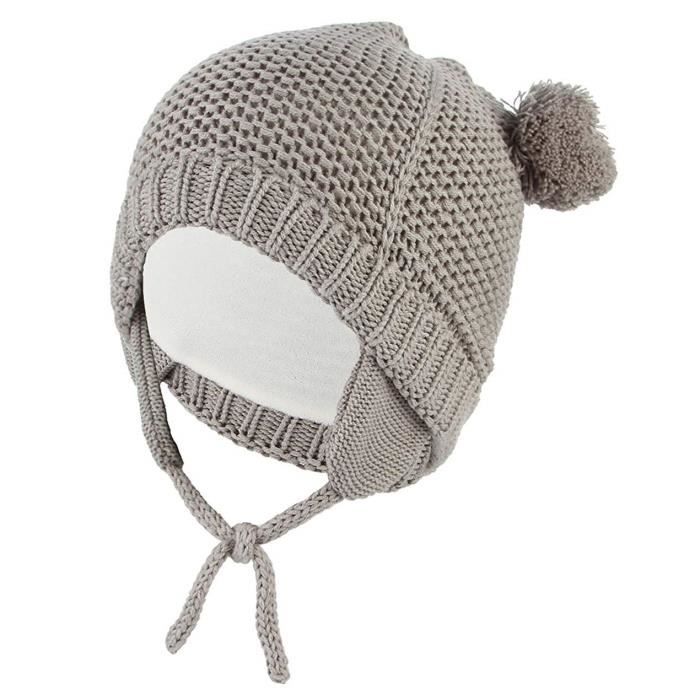 Bébé Tout-Petit Tricot Hiver Bonnet Mignon Renard Polaire Doublé Cache- Oreilles Capuches Écharpes Pour Garçons Filles 1-5A - Temu Canada