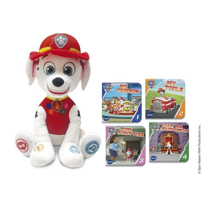 Peluche Pat Patrouille Ruben 29 cm Chien Assis - Peluche Paw Patrol Enfant  - ref:7183F - Cdiscount Jeux - Jouets