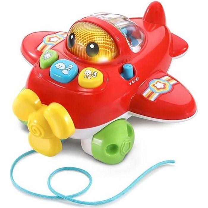 VTECH - Pirouette, Mon Avion Des Découvertes - Jouet à Tirer