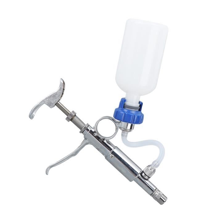Meilleurs prix pour Vvikizy Seringue Continue Injection Réglable Animal 5ml pour Élevage, Léger et Facile à Utiliser