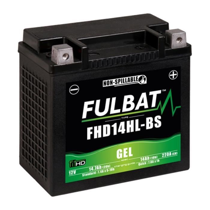 BATTERIE YHD14HL-BS FULBAT 12V14AH GEL SANS ENTRETIEN LG150 L87 H145 (HARLEY DAVIDSON)