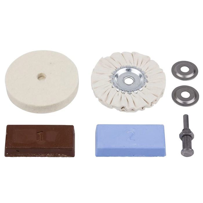 Wolfcraft Disques Fibre Pour Meuleuse 180mm Grains 100 - Lot De 5