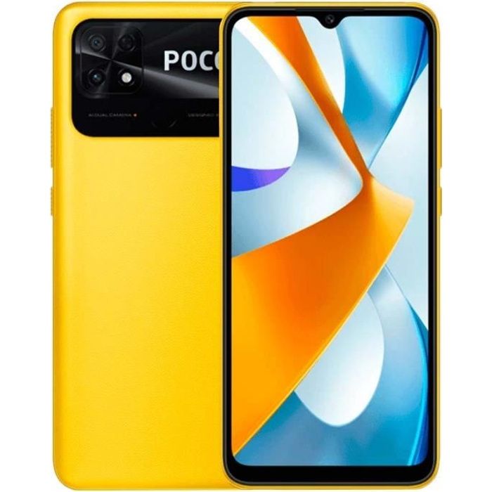 Xiaomi POCO C40 Jaune 4 Go 64 Go Smartphone