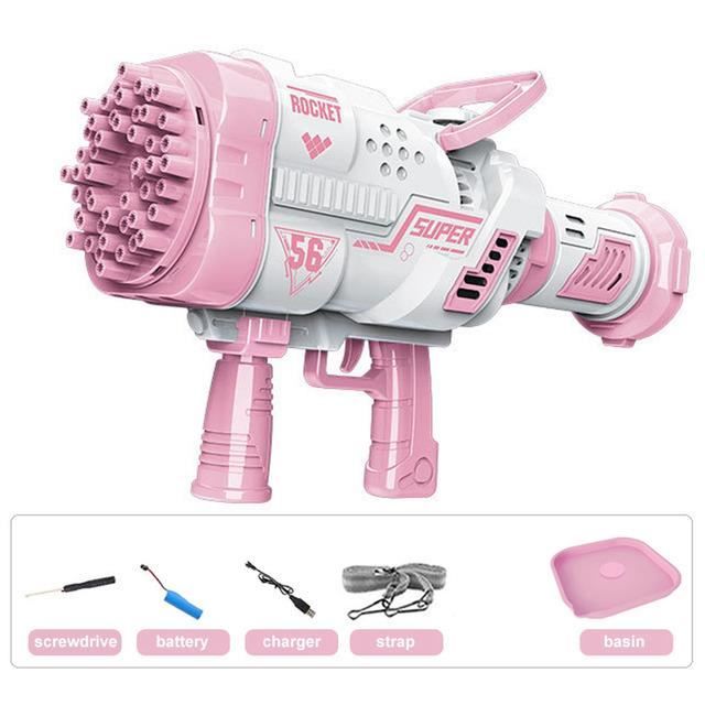 Pistolet à bulles électrique licorne 12 trous machine à bulles jouets pour enfan Pistolet à bulles électrique licorne 12 trous machine à bulles jouets pour enfan