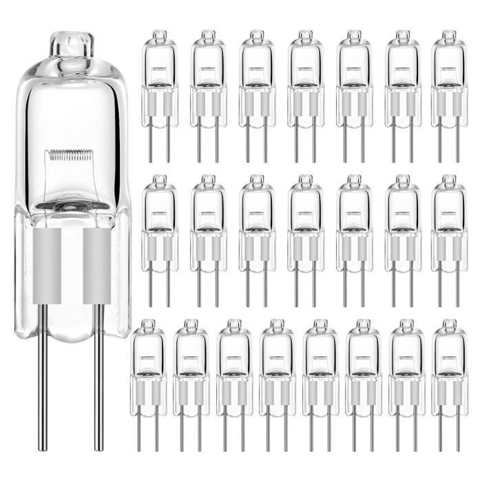 AMPOULE LED,Ampoules halogènes LED 12V 20W G4, 30 pièces, éclairage