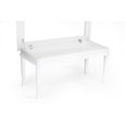Table basse Classico - Mobili Fiver - Blanc - Mélaminé/Verre - Made in Italy-1