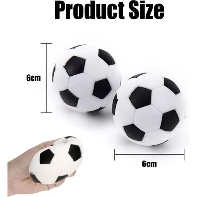 Mini Ballon Football,12 Pcs 50mm Petit Ballon de Foot en Mousse