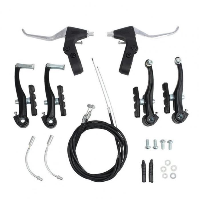 Freni Bicicletta Kit Freins V-Brake XIAQICA Pour Vélo - Avec Câbles Et Poignées - Alliage Aluminium Entretien Vélo Mécanique Freni Bicicletta Kit Freins V-Brake XIAQICA Pour Vélo - Avec Câbles Et Poignées - Alliage Aluminium Entretien Vélo Mécanique