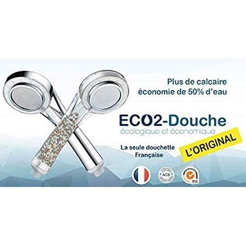 Eco2-Douche Original - Nouvelle Version - Pommeau de Douche Écologique  Économique - Universel - Médaillée au Concours Lépine[98] - Cdiscount  Bricolage
