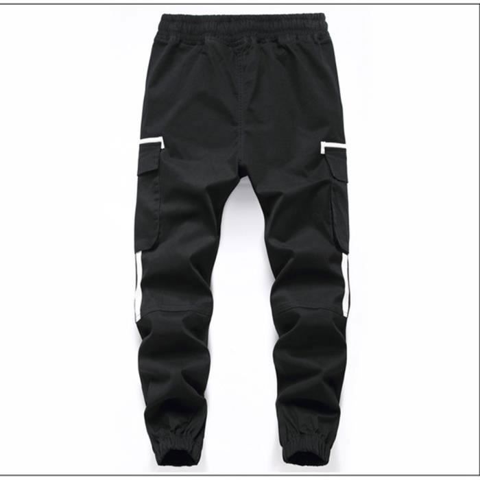 Pantalon Cargo Noir Garçon Schott Combat