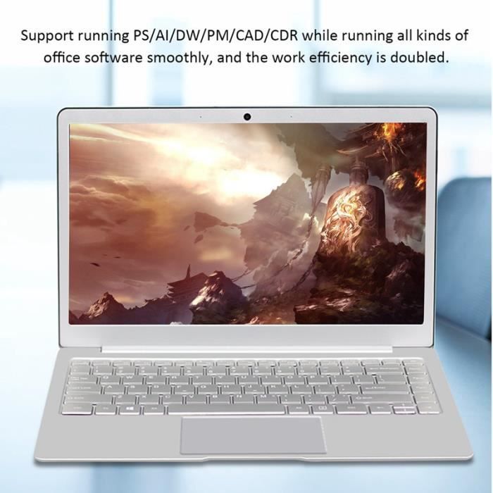 13.3 Pouces Ultrabook avec 8G RAM 128GB SSD pour1