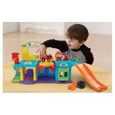 VTech Tut Tut Bolides Garage SOS Dépannage, 2 Niveaux, Robotique, Voiture Noé Incluse, Zones Magiques, Pour Enfants 1-5 Ans, Version Française