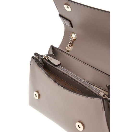 Sac à épaule GUESS Tamsin Convertible – Dark Taupe – Femme – Neuf Avec étiquettes