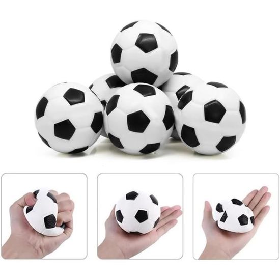 ysister Balles en Mousse 12 pièces Mini Balles de Sport en Mousse Mini  Balle de Sport Anti-Stress Anti-Stress de Football pour Enfants et Adultes