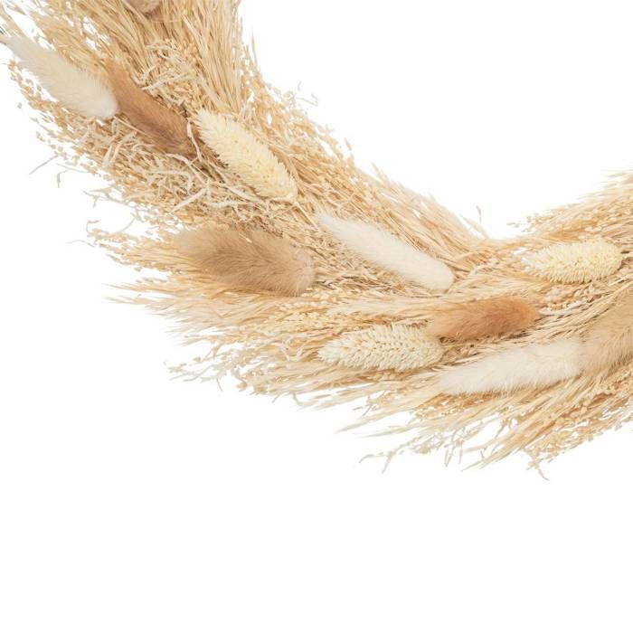 ATMOSPHERA CREATEUR D'INTERIEUR - Corona di fiori naturali sieste à lourmarin d.34cm bianco