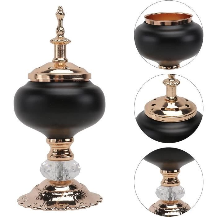 Arabian Bakhoor Burner Golden Encens Brûleur Iron Art Oud Burner