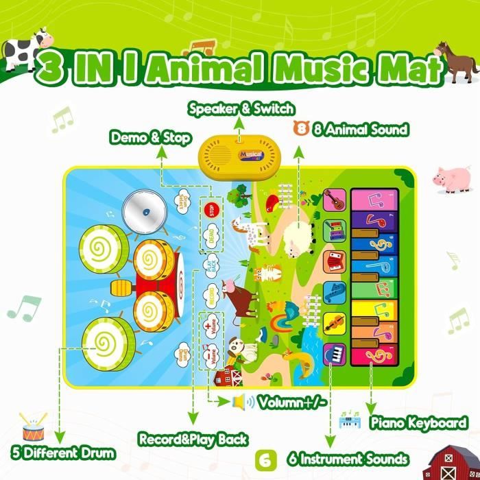 Tsokize Jouet Licorne Tapis Dessin Eau Cadeau Enfant 1 2 Ans, Cadeau Fille 2 3 Ans, Jouet Bebe 1 an, Jeux Educatif 1-3 Ans, pour Noël | Votre wishlist sur