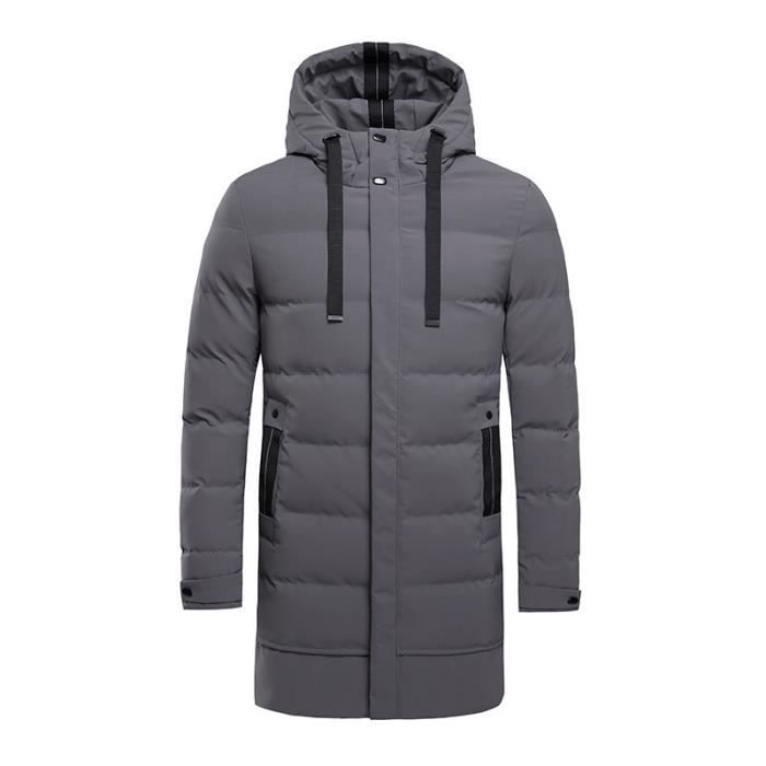 Veste à capuche en top duvet extensible pour homme