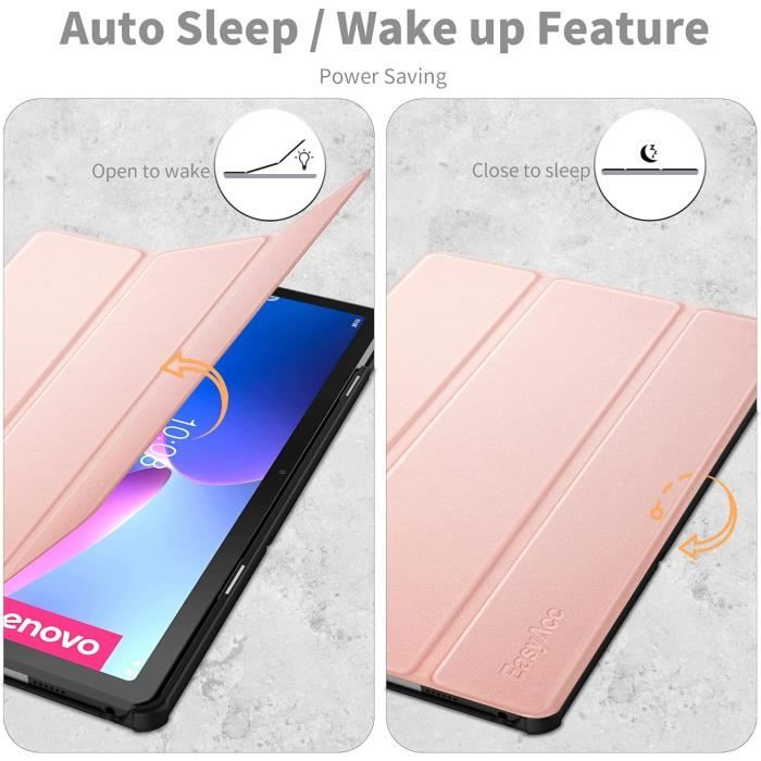 Housse Pour Lenovo Tab M10 Plus 3e Gen (2022) – Étui Protecteur Avec Support – Motif Plage Estival