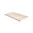 Lit enfant Emma 80x180 avec matelas + sommier + tiroir en blanc/gris