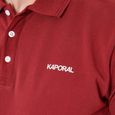 KAPORAL - Polo bordeaux homme 100% coton bio  CORTO-3