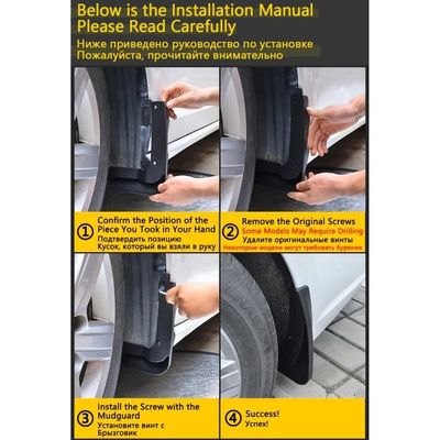 Garde-boue Moulés Pour Kia Sportage QL 2017-2019 - 4 Pièces ABS - Protection Avant/arrière Contre Saleté, Graviers