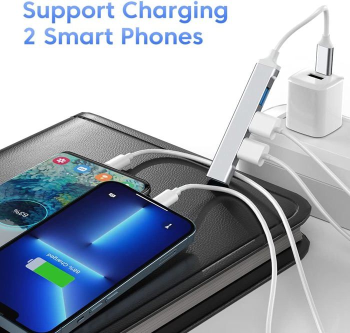 Hub USB 4 en 1. Pack avec 2 concentrateurs USB, connecteurs USB et USB ...