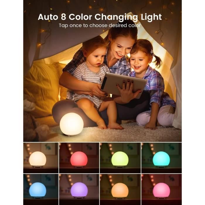 Veilleuse LED, Veilleuse LED Enfant Prise Electrique, RGB